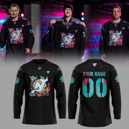 New Jersey Devils Black History Celebration Custom Name For Fans Hockey Jersey