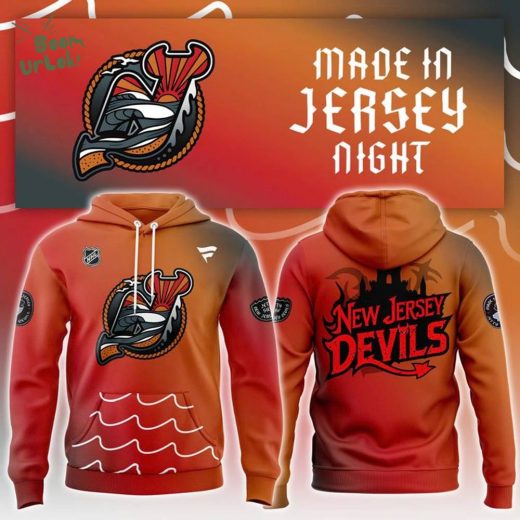 New Jersey Devils “Made in Jersey Night” 2025 Hoodie