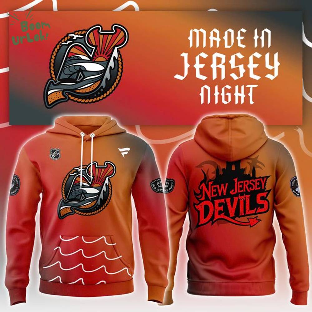 New Jersey Devils "Made in Jersey Night" 2025 Hoodie New Jersey Devils "Made in Jersey Night" 2025 Hoodie