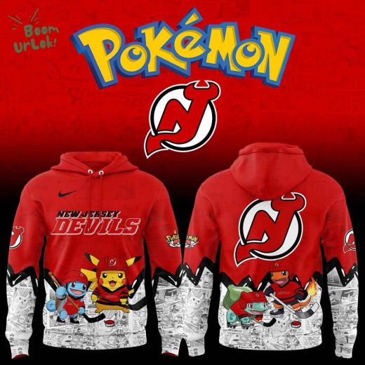 New Jersey Devils x Pokémon New Hoodie