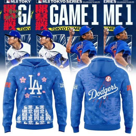 New ”Tokyo Series”2025 Baseball Combo Limited Edition Hoodie