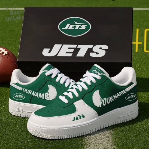 New York Jets NFL Special New AForce1 Sneakers Shoes Personalized Any Name Perfect Gift For Fans