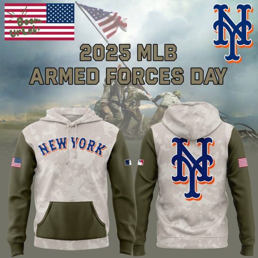 New York Mets 2025 MLB ARMED FORCES DAY Hoodie Special Design
