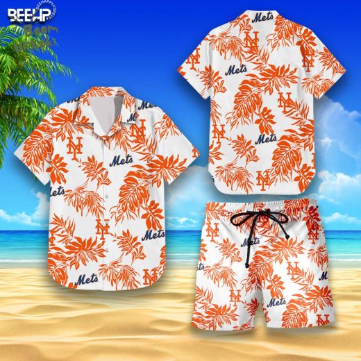 New York Mets Hawaiian Shirt & Shorts Set