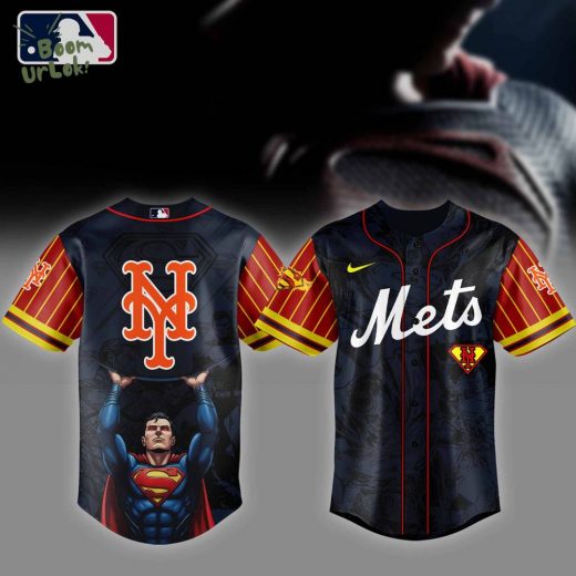 New York Mets MLB x Superman Baseball Jersey Editions Limited 2025