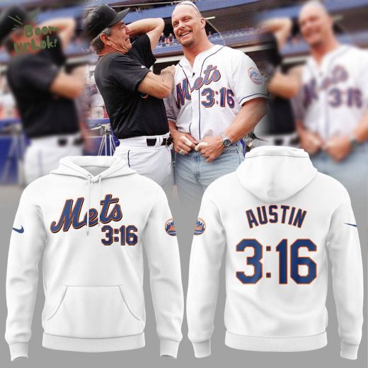 New York Mets Stone Cold 3:16 Jersey Hoodie Limited Editon