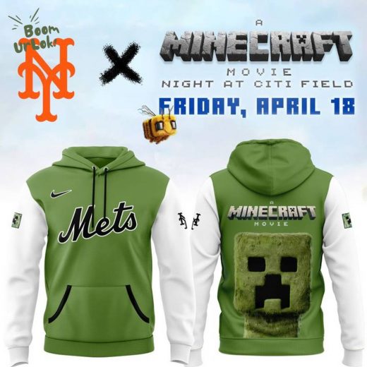 New York Mets x Minecraft Creeper hoodie – Special Edition