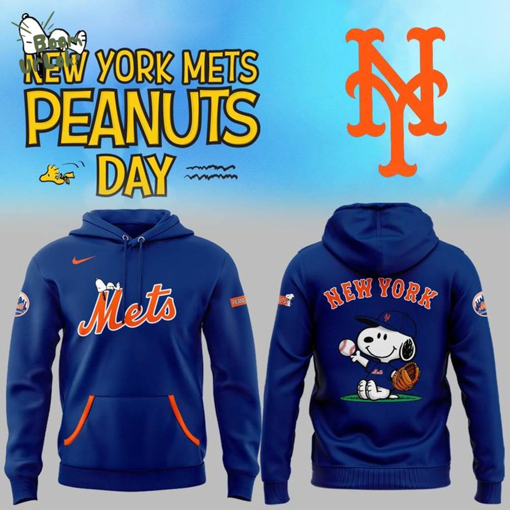 New York Mets x Peanuts Snoopy Hoodie - Special Edition New York Mets x Peanuts Snoopy Hoodie - Special Edition