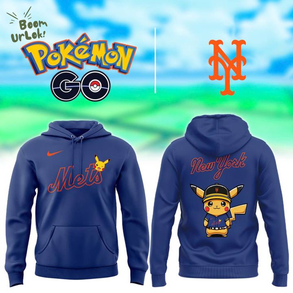 New York Mets x Pikachu Limited Edition Hoodie New York Mets x Pikachu Limited Edition Hoodie