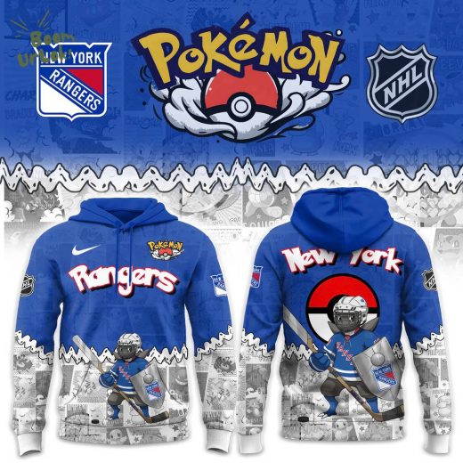 New York Rangers x Pokemon Aegislash 2025 Combo Hoodie