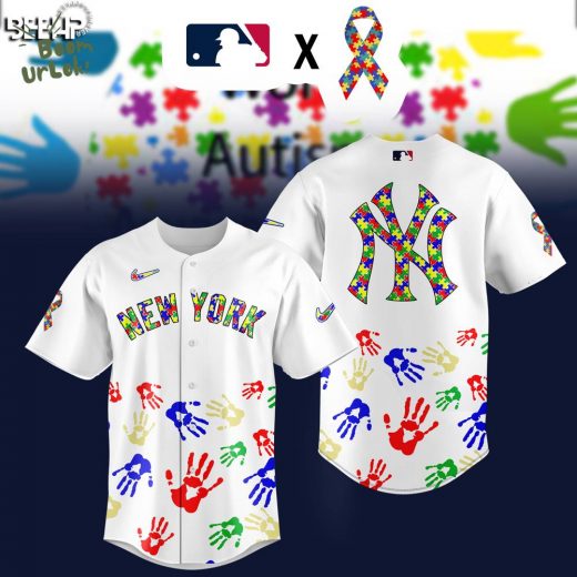New York Yankees MLB Autism Awareness Special Edition 2025 baseball Jersey