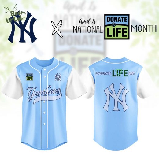 New York Yankees MLB x Donate Life Month Baseball Jersey Editions Limited