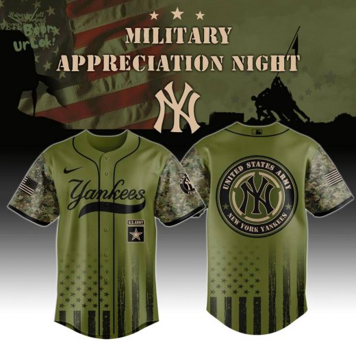 New York Yankees MLB x Military Appreciation Night Jersey Editions Limited 2025