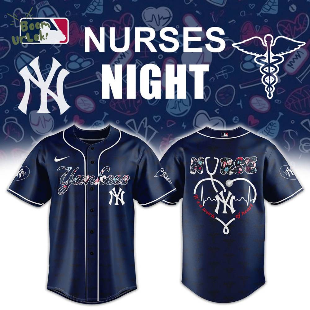 New York Yankees NURSES Baseball Jersey New York Yankees NURSES Baseball Jersey