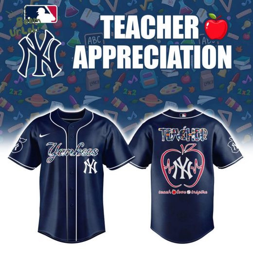 New York Yankees TEACHER NIGHT Baseball Jersey Combo