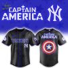 New York Yankees x Black Panther Avengers Combo Baseball Jersey