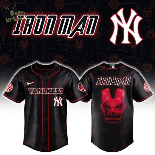 New York Yankees x Iron Man Avengers Combo Baseball Jersey