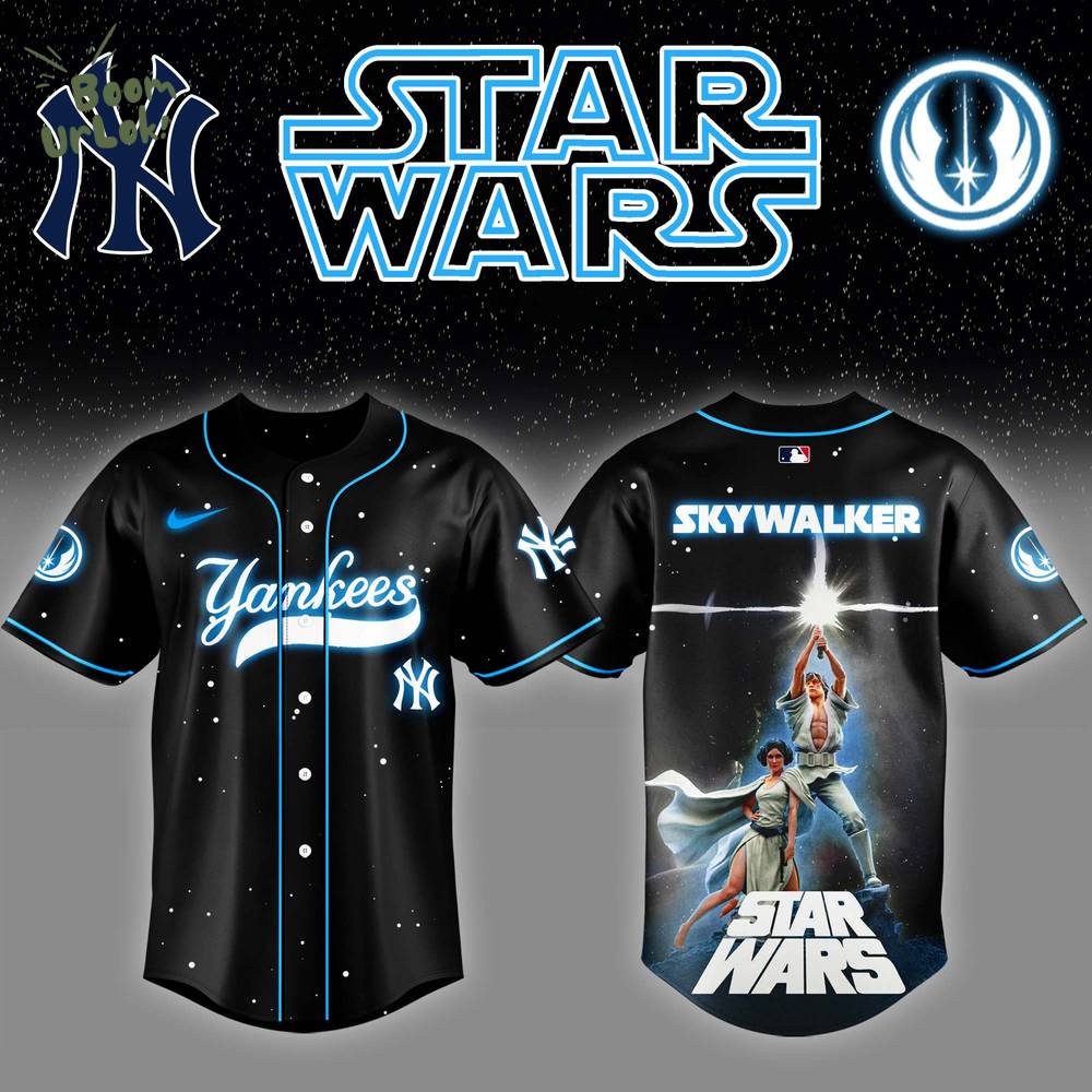 New York Yankees x Stars Wars Luke Skywalker Game Night Baseball Jersey Editions Limited New York Yankees x Stars Wars Luke Skywalker Game Night Baseball Jersey Editions Limited