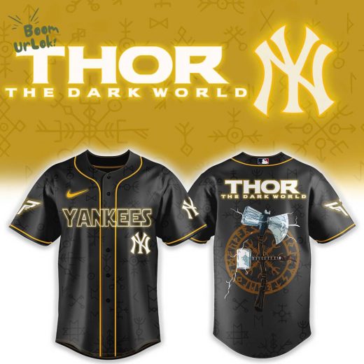 New York Yankees x Thor Avengers Combo Baseball Jersey
