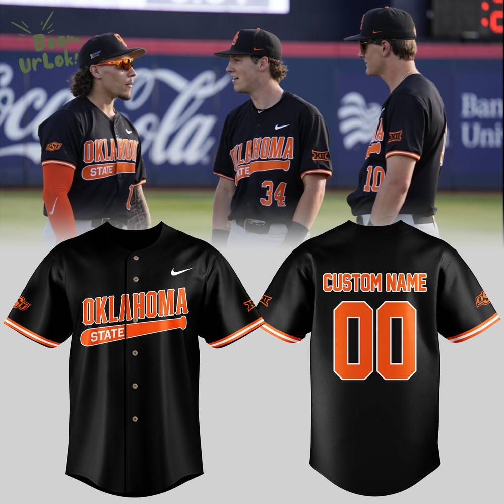 OSU Cowboy Baseball Special Edition 2025 BASEBALL JERSEY Custom Number and Custom Name OSU Cowboy Baseball Special Edition 2025 BASEBALL JERSEY Custom Number and Custom Name