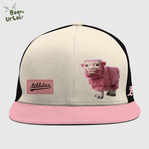 Oakland Athletics MLB x A MINECRAFT MOVIE Night Jersey Pink Editions