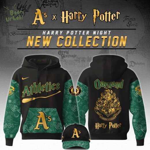 Oakland Athletics x Harry Potter Night Hoodie Editions Limited