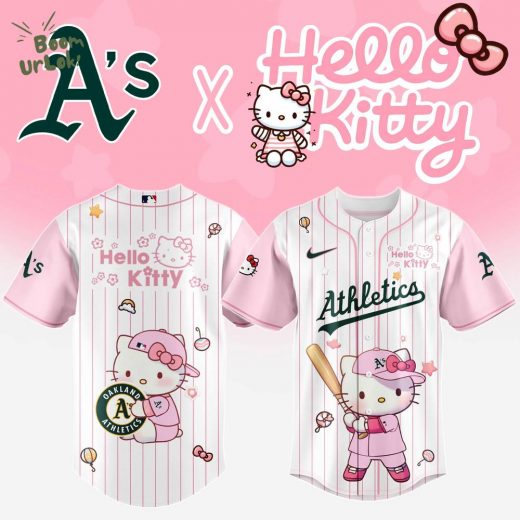Oakland Athletics x Hello Kitty Night 2025 Baseball Jersey Editions Limited