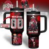 The Rolling Stones Music Custom Stanley Quencher 40oz Stainless Steel Tumbler With Handle