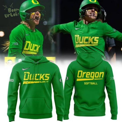 Oregon Softball For Fans Green Hoodie 2025