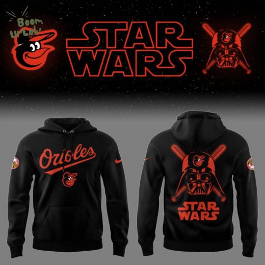 Orioles Baseball 2025 Limited “Orioles x Star Wars” Black Hoodie