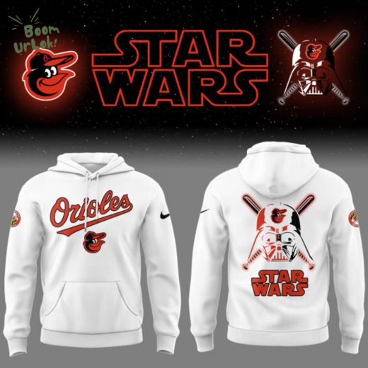 Orioles Baseball 2025 Limited “Orioles x Star Wars” White Hoodie