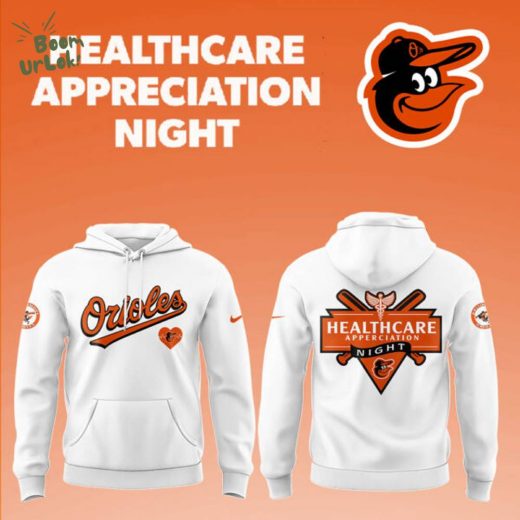 Orioles x Healthcare Appreciation Night White Hoodie