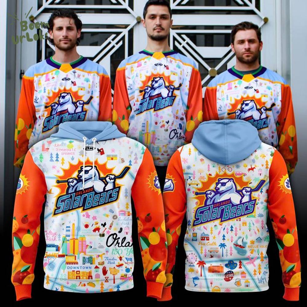 Orlando Solar Bears 150 Years of Limited Edition Hoodie 2025 Orlando Solar Bears 150 Years of Limited Edition Hoodie 2025