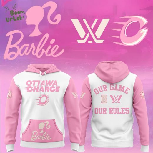 Ottawa Charge PWHL x Barbie Limited Edition 2025 Hoodie