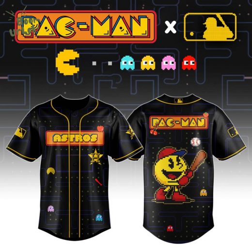 Pac Man x Houston Astros Pixel Edition Jersey