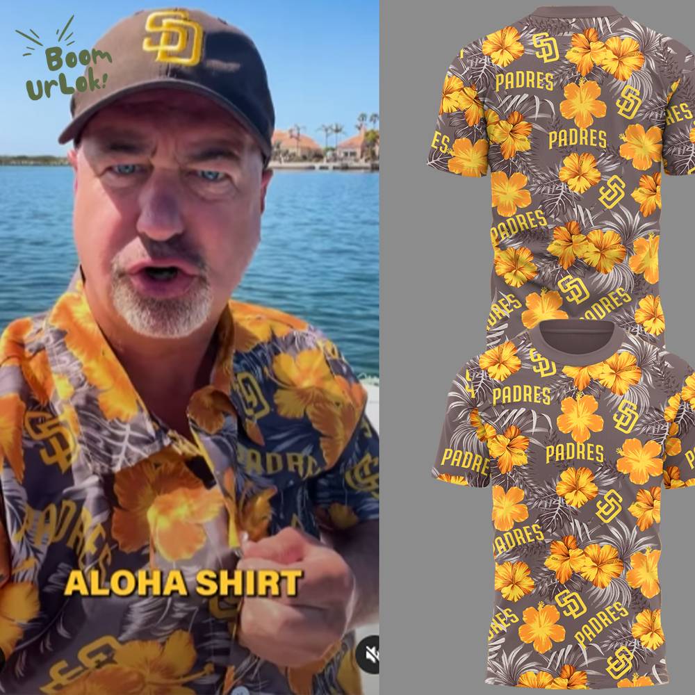 Padres Baseball Limited Aloha T-Shirt Padres Baseball Limited Aloha T-Shirt