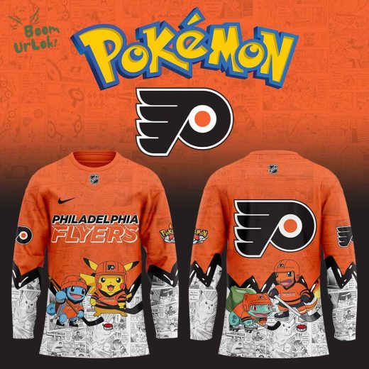 Philadelphia Flyers x Pokémon New Hockey Jersey