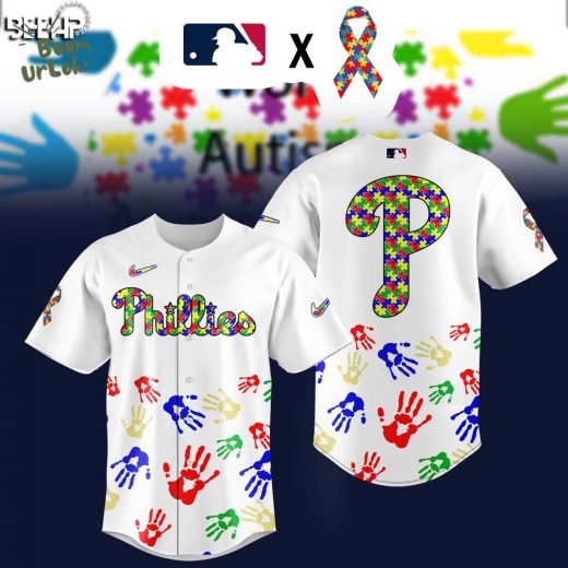 Philadelphia Phillies MLB Autism Awareness Special Edition 2025 baseball Jersey