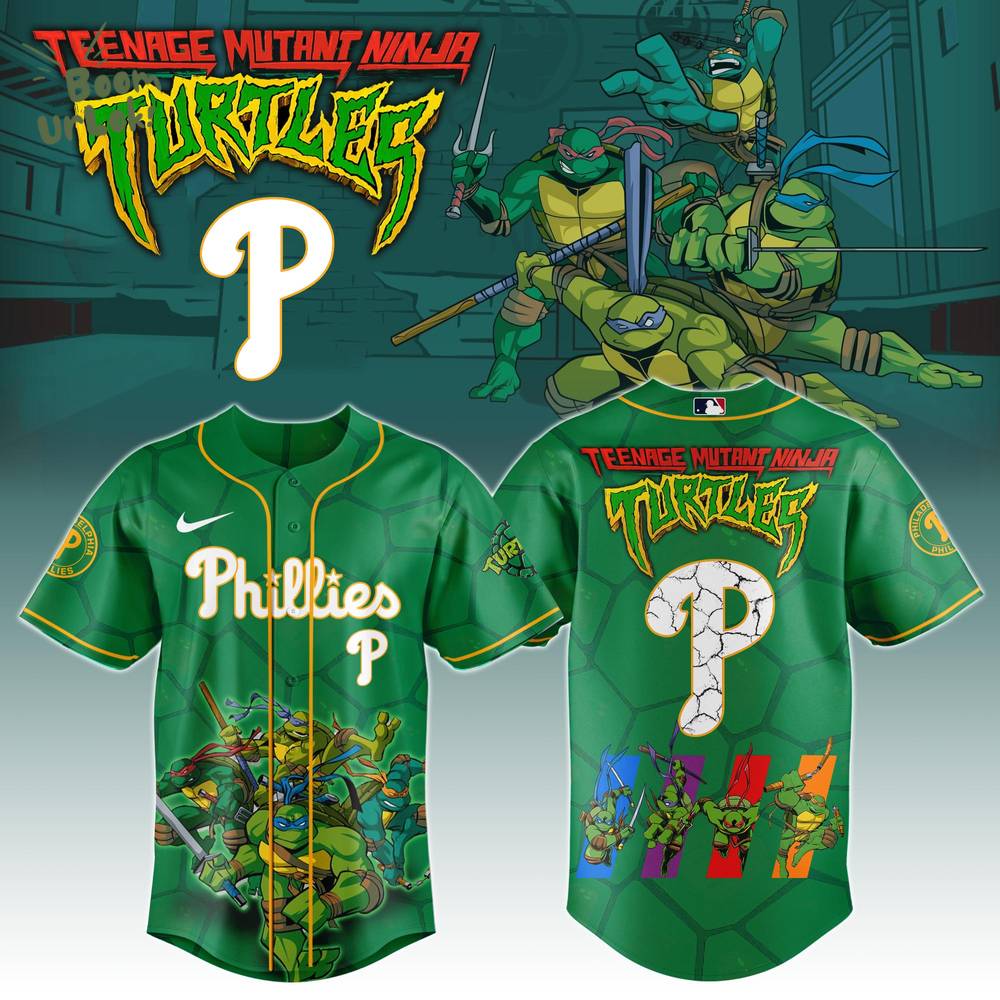 Philadelphia Phillies MLB x Ninja Turtles Jersey Editions Limited Philadelphia Phillies MLB x Ninja Turtles Jersey Editions Limited