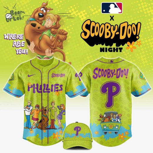 Philadelphia Phillies MLB x Scooby Doo Baseball Jersey Editions Limited
