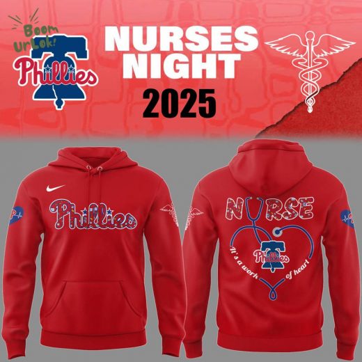 Philadelphia Phillies Nurses Night Red Hoodie