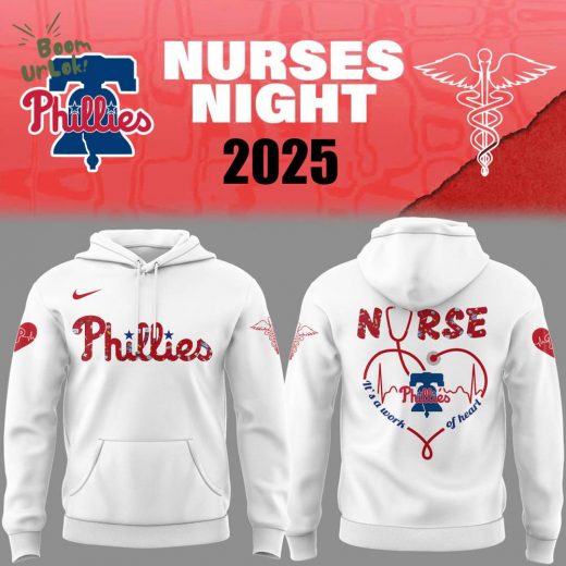 Philadelphia Phillies Nurses Night White Hoodie