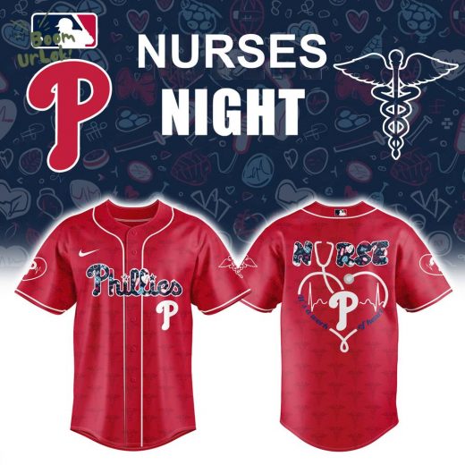 Philadelphia Phillies Nurses Red Baseball Jersey Combo
