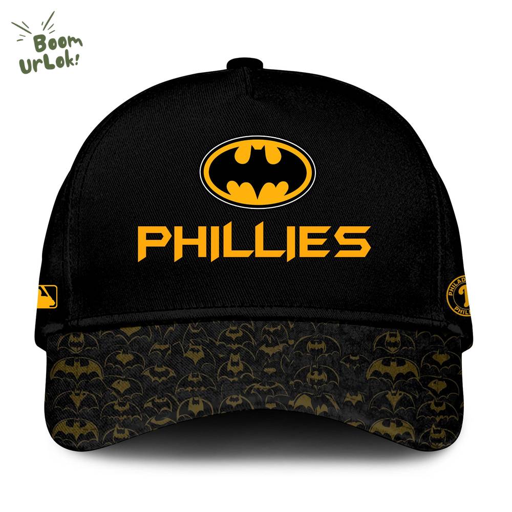 Philadelphia Phillies x DC Batman Game Night Special Edition Baseball Jersey Philadelphia Phillies x DC Batman Game Night Special Edition Baseball Jersey