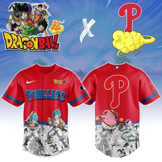 Philadelphia Phillies x Dragonball Special Edition Baseball Jersey