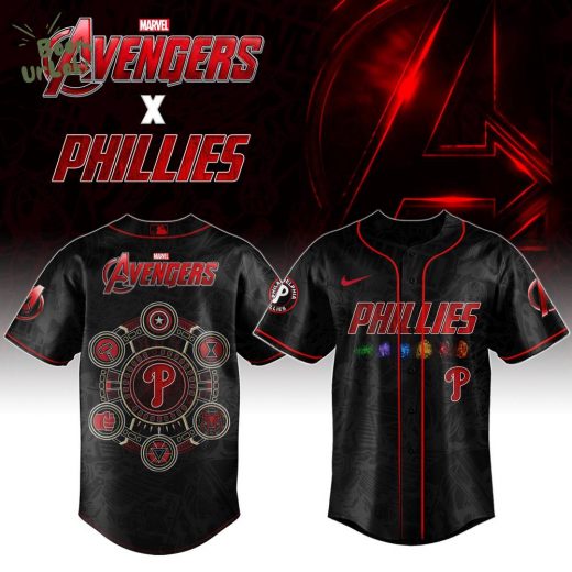 Philadelphia Phillies x Marvel Avengers Night Baseball Jersey Editions Limited