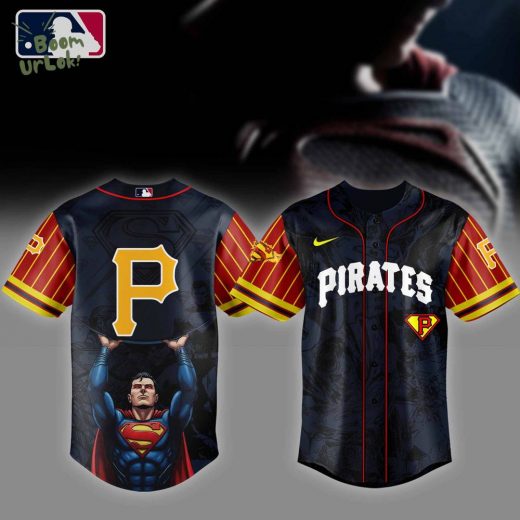Pittsburgh Pirates MLB x Superman Baseball Jersey Editions Limited 2025