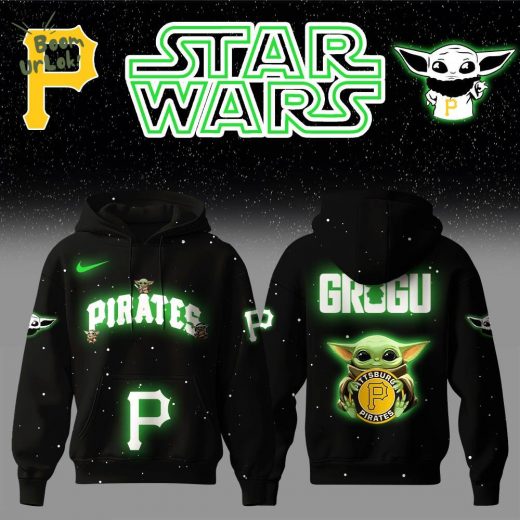 Pittsburgh Pirates x Stars Wars Baby Yoda Game Night Hoodie Editions Limited