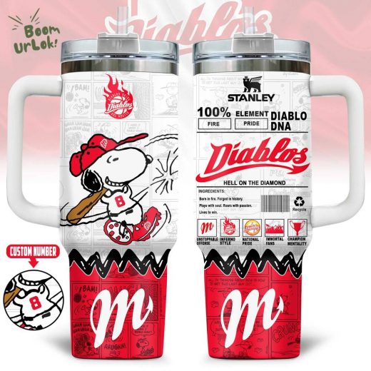 Premium Diablos Rojos del México x Snoopy Stanley Tumbler 40oz