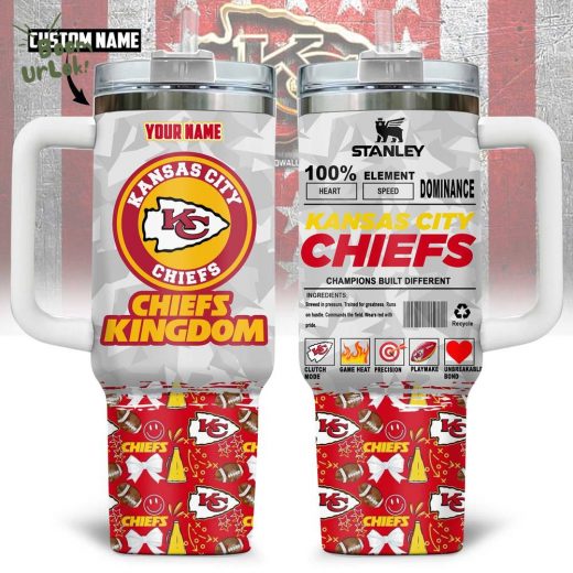 Premium Kansas City Chief Stanley Tumbler 40oz